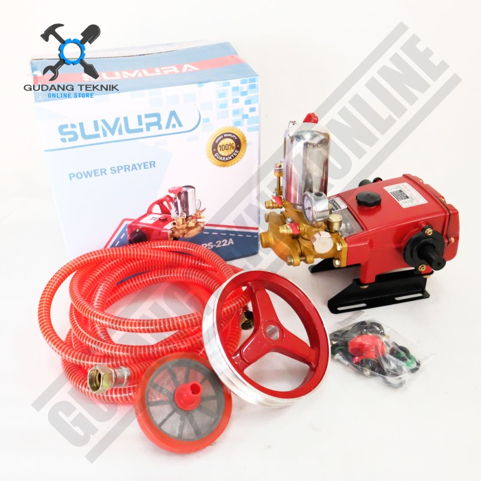 Pompa Steam Cuci Mobil Motor High Pressure PS22A SUMURA x MST22 MUSTANG / Jet Cleaner Power Sprayer Kepala Steam PS 22A SUMURA x MST 22 MUSTANG