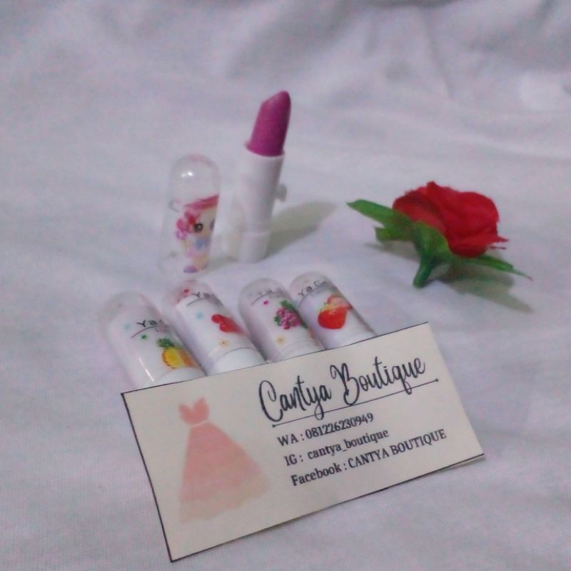 Lipstik Lip Balm Anak / Lipstik Mainan Anak / Lipstik Anak Murah Aesthetic / Lipstik Ya Ge Li