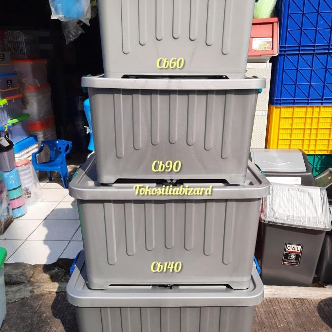 NEW CONTAINER BOX CB60,CB90,CB140,CB180 SILVER / BOX ABU - ABU BERKUALITAS