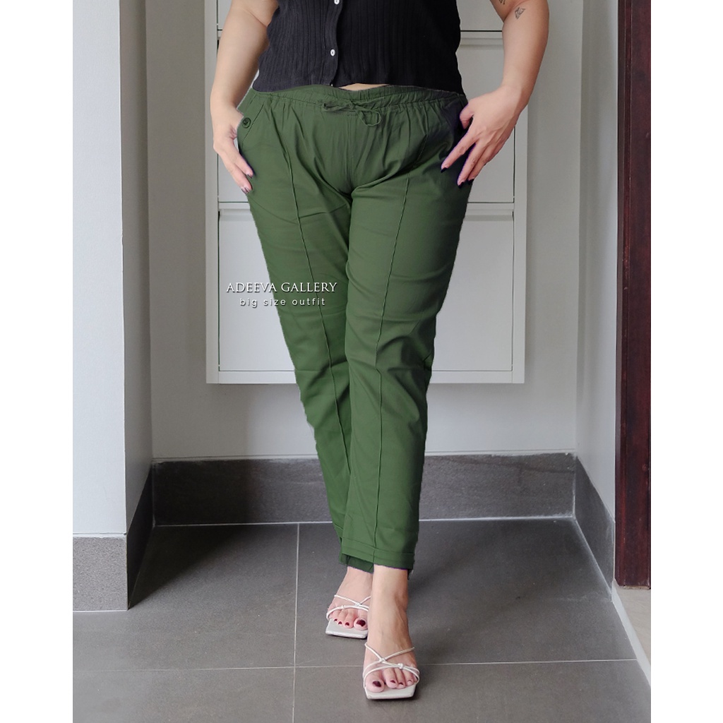 ADEEVA Lexa Pants Celana Stretch Jumbo