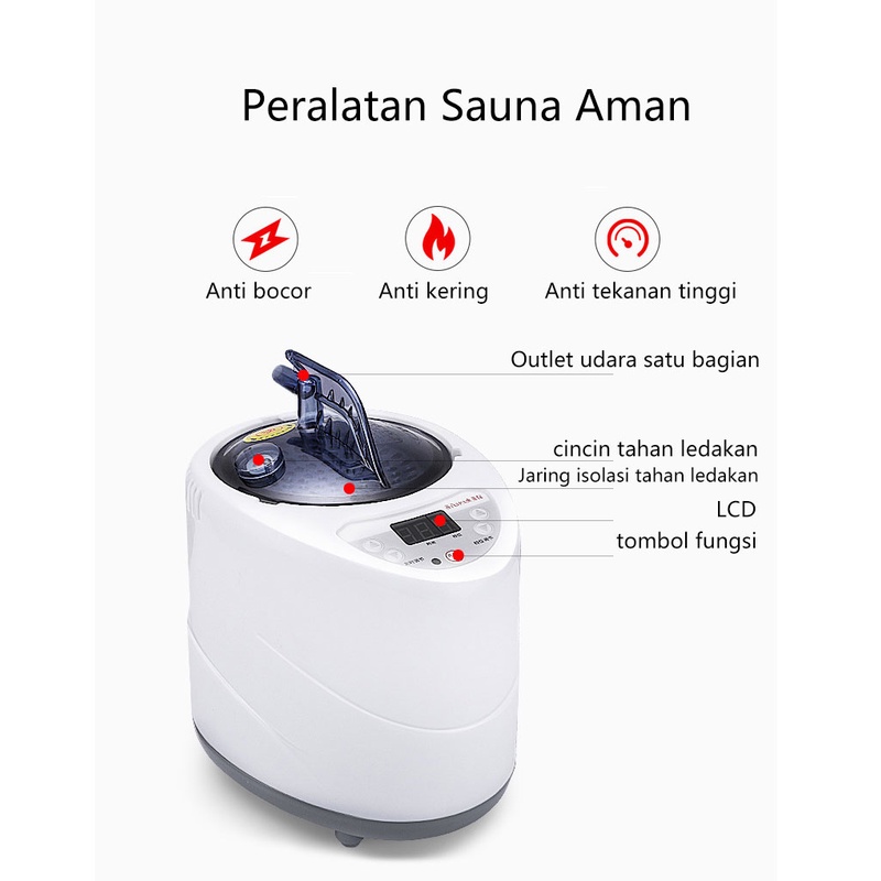 kotak sauna / Portable Steam Sauna Alat Pelangsing Tubuh / Alat Spa /Alat Mandi Uap