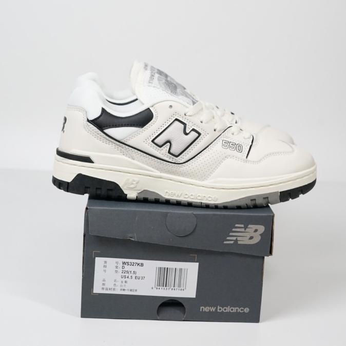 BEST SELLER SEPATU NB 550 WHITE BLACK ORIGINAL ORIGINAL