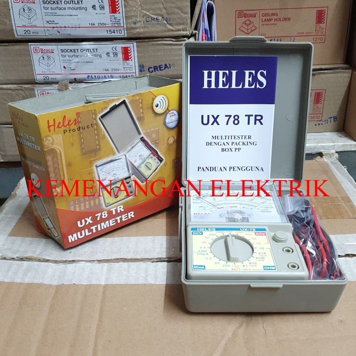 MULTIMETER AVOMETER HELES UX-78 - ANALOG MULTITESTER UX78 UX78TR