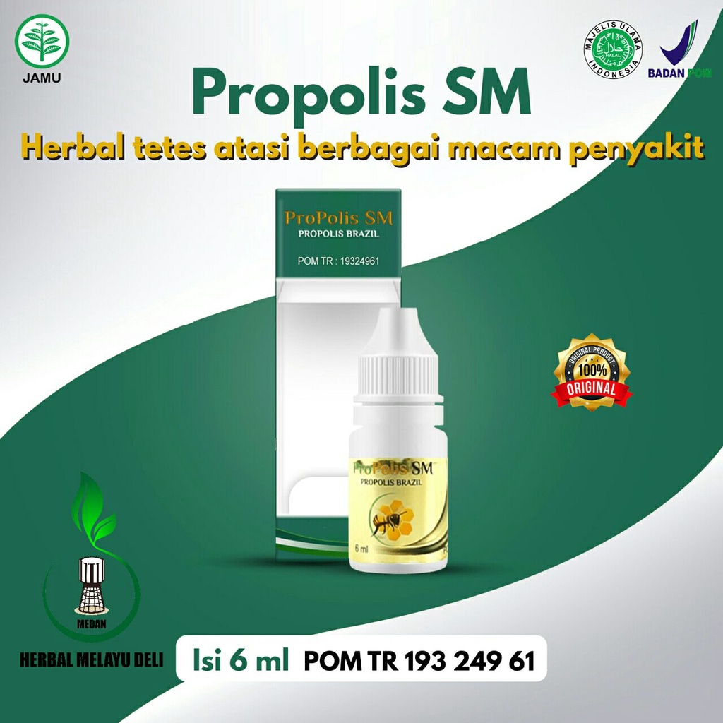 Obat Keloid - Daging Tumbuh - Daging Jadi - Penghilang Keloid Propolis SM Brazil Asli