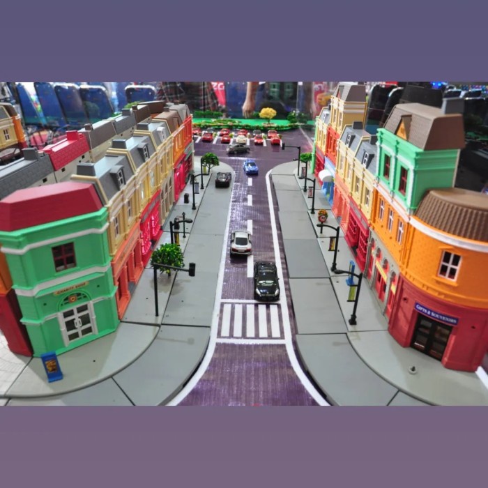 Terlaris Mainan Mobil Diorama Miniatur Rmz City