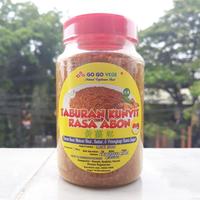 

><><><] Abon Kunyit / Taburan Kunyit Rasa Abon Go Go Vege Vegan & Vegetarian