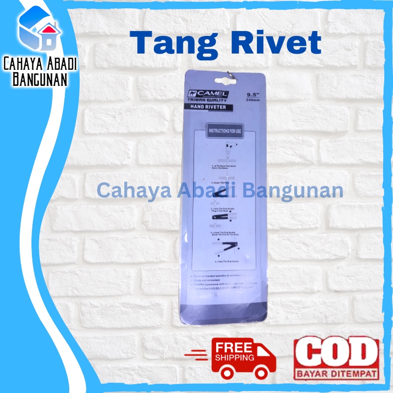 Tang Rivet Ripet / Tembakan Paku Tembak / Hand Rivet Rifet