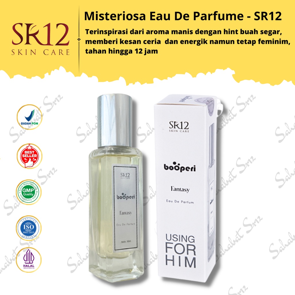 SR12 BOOPERI PARFUME 30 ML / TAHAN HINGGA 12 JAM / PARFUM UNISEX / EAU DE PARFUME (EDP)