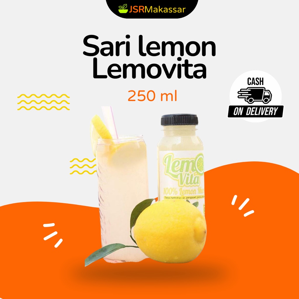 

Lemovita 100% Perasan Sari Jus Lemon Murni PRAKTIS dan HEMAT Ukuran 250ml bisa untuk 17 gelas
