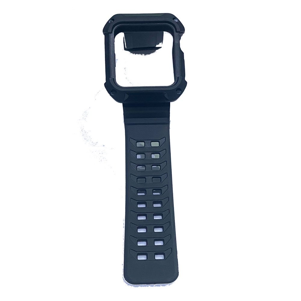 Tali Jam Tangan + Body Silikon Strap Apple Watch 38mm / 40m 42mm / 44 mm Tali iwatch Silikon Rubber Silicone Strap