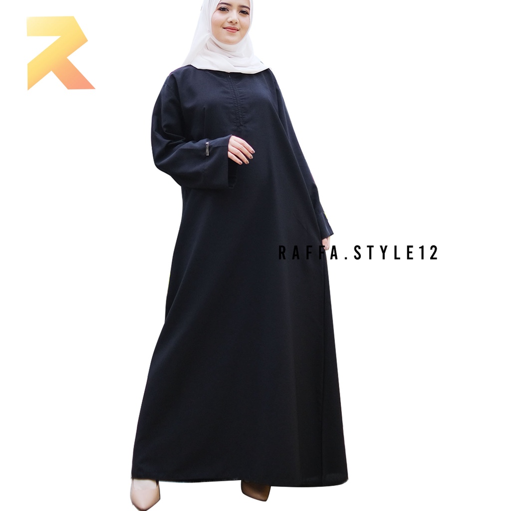 (BISA COD) ABAYA POLOS TURKI OVERSIZE / GAMIS KAJIAN WANITA UKURAN S M L XL XXL