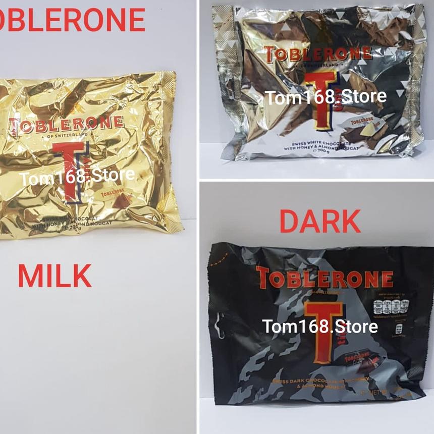 

✶ TOBLERONE MINI 200 GR MILK/WHITE/DARK ✧