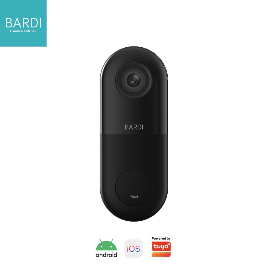 BARDI SMART DOORBELL CAMERA WITH WIRELESS CHIME DOOR BELL WIFI AC IP54