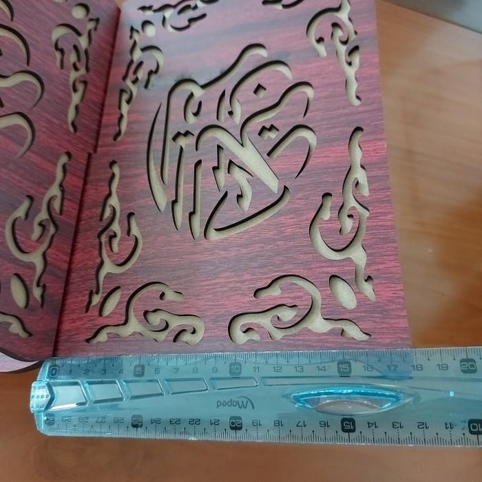 Rekal Alquran Meja Alquran Kayu Besar Hi-Fest Motif