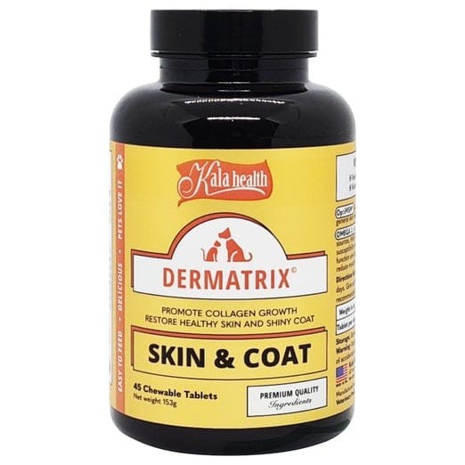 Kala Health DERMATRIX TROPICAL 45 tabs - For Skin &amp; Coat (Dog &amp; Cat)