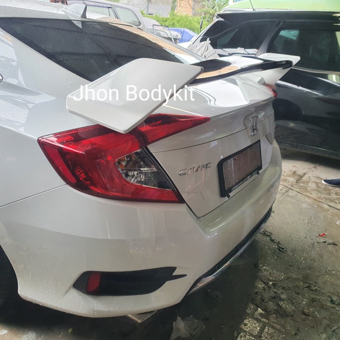 Spoiler Civic Turbo Sedan Wing Civic Turbo 2016-2021
