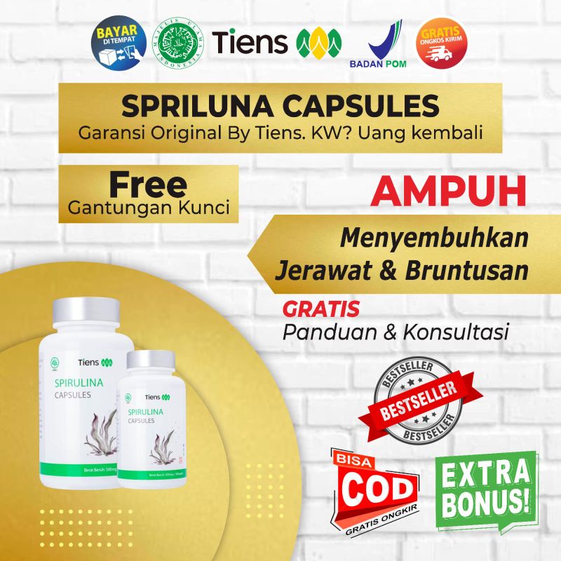 (TERLARIS) MASKER WAJAH SPIRULINA CAPSULES ECERAN MASKER JERAWAT BEKAS JERAWAT BRUNTUSAN FLEK HITAM 