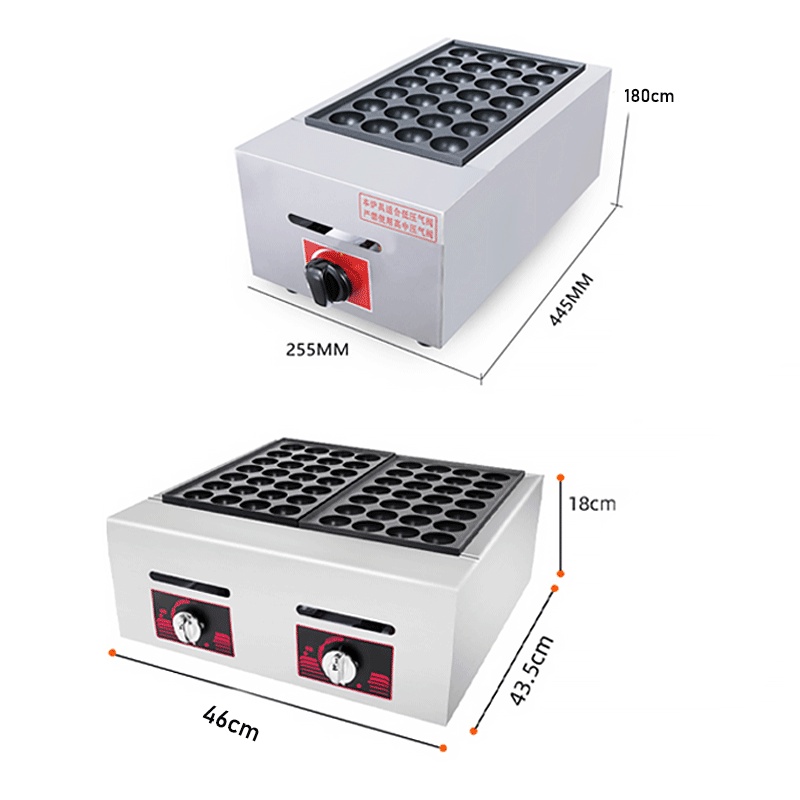 ⭐Newest⭐28/56 Lubang GAS TAKOYAKI BAKER / MESIN PEMBUAT TAKOYAKI / MESIN CETAKAN KUE CUBIT / Panci Bakso