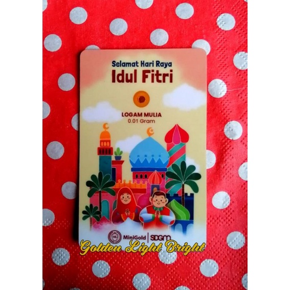mini gold gift series,edisi idul fitri
