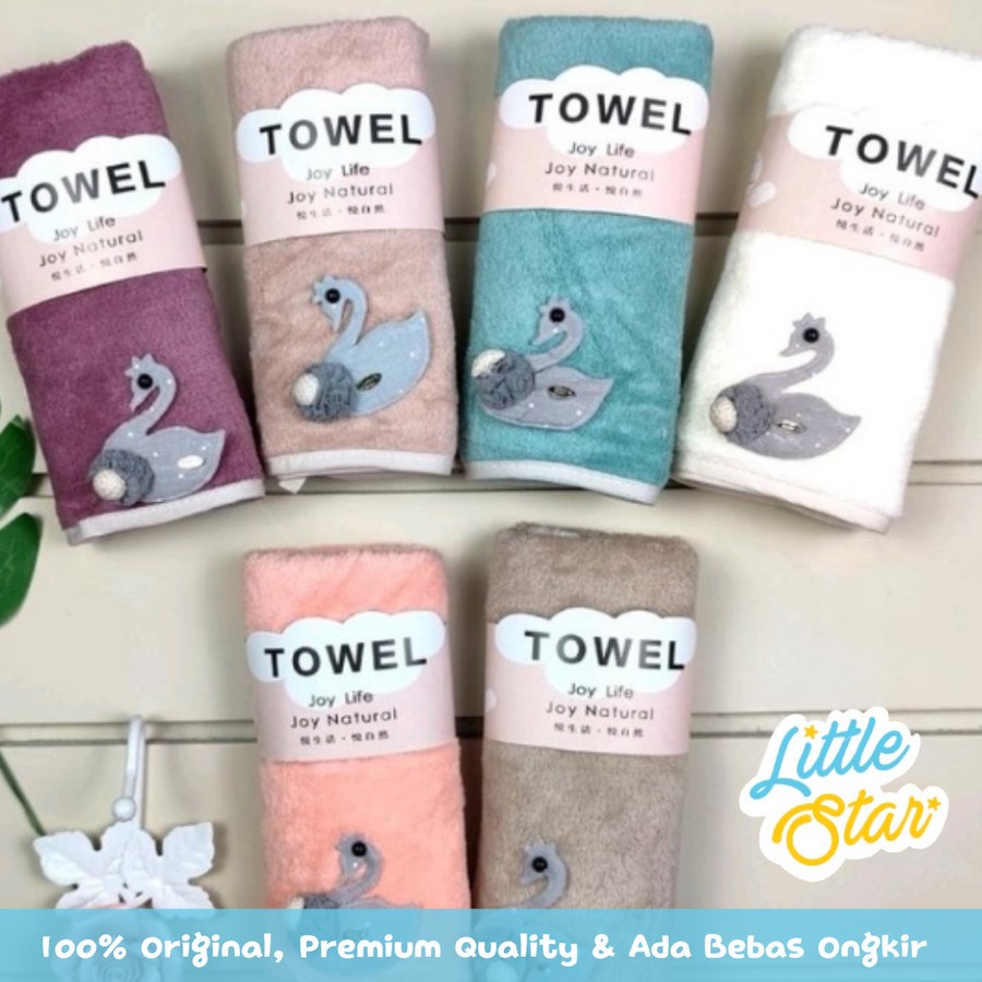 LS Baby Towel Gift Bag Set Mandi Bayi Handuk Microfiber Lembut Halus Premium