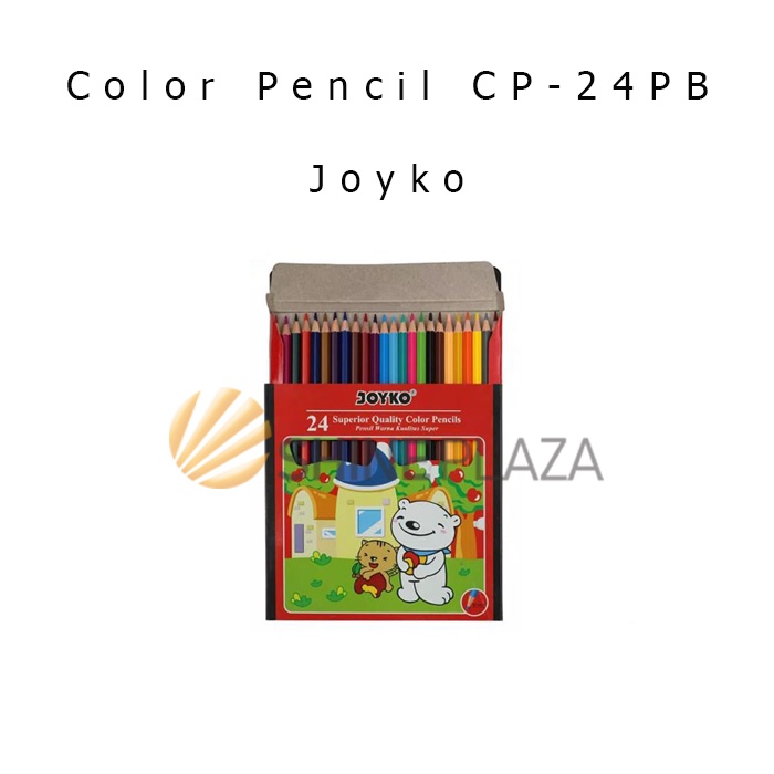 

Pensil Warna Joyko 24 Warna - Color Pencil Joyko 24 Colors CP-24PB