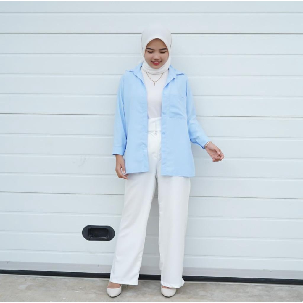 BEFAST - ZFS OOTD WANITA OUTER LALISA / HERRA POCKET OUTER TOP / Fashion Wanita Kerja Casual / Outer Polos Formal / Outfit Daly Wanita Remaja ABG Trendy / Blazer Lengan Panjang Terlaris / OOTD Style Wanita Hijab