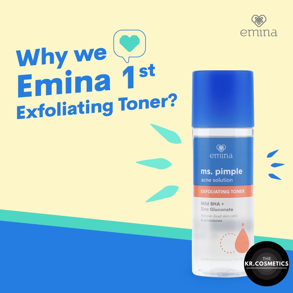 EMINA Ms. Pimple Acne Solution Exfoliating Toner 100 ml