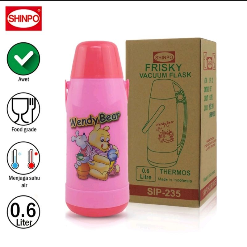 [COD] TERMOS FRISKY VACUUM FLASK UKURAN 0.6 LITER - TERMOS AIR PANAS