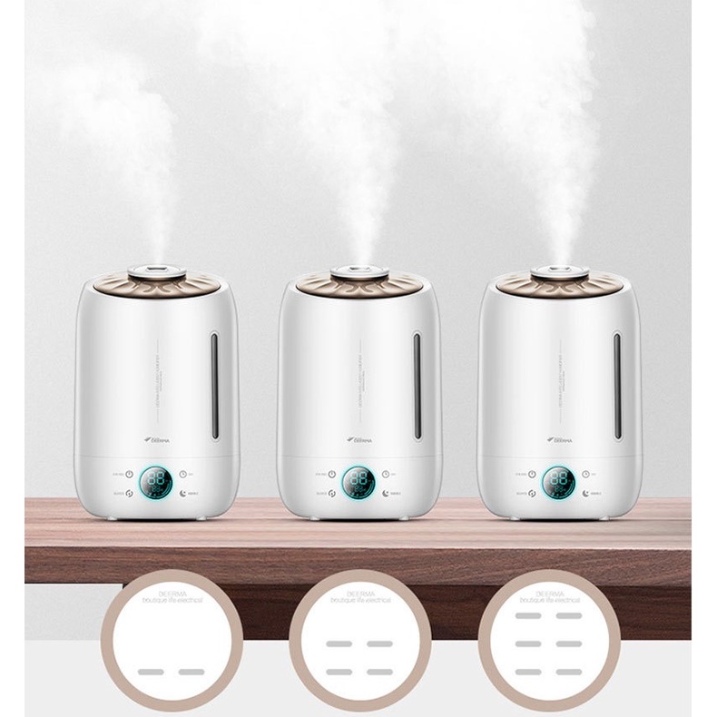Diffuser / DEERMA Air Humidifier Ultrasonic Large Capacity 5L DEM-F500