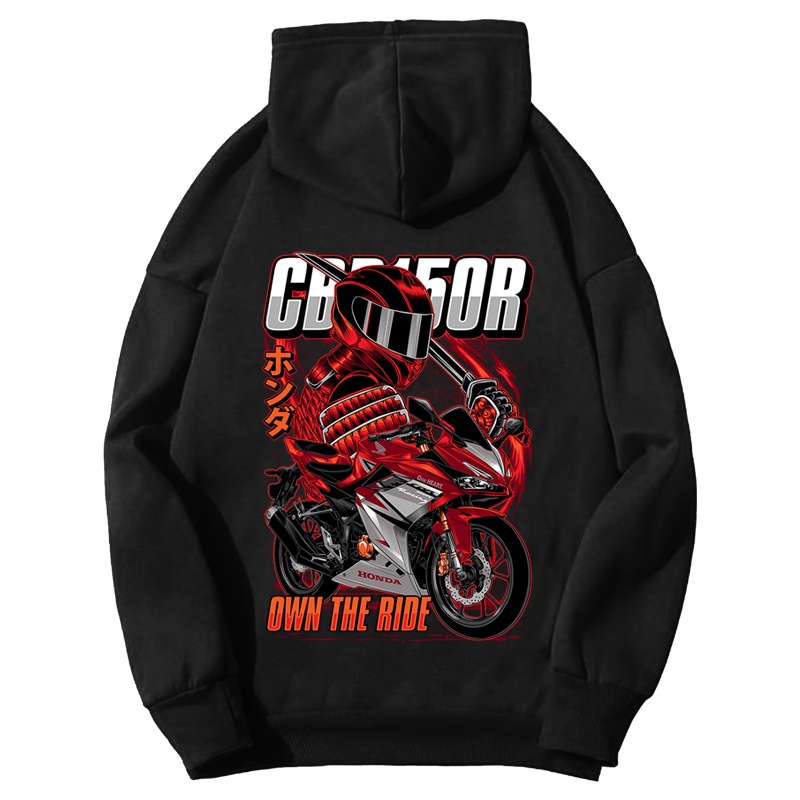 HOODIE FLEECE SUNMORI PRIA WANITA MOTOR CBR150R BUSHIDO