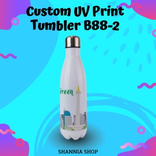 CUSTOM [ NAMA / LOGO ] B88-2 TERMOS / TUMBLER BOWLING /  LASER GRAFIR / UV PRINT / PROMOSI SOUVENIR HAMPERS