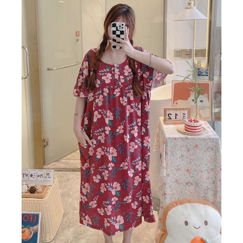 Daster Friendly Kaos Busui Kancing  / Daster BUSUI / Daster Kaos Premium / Daster FRIENDLY