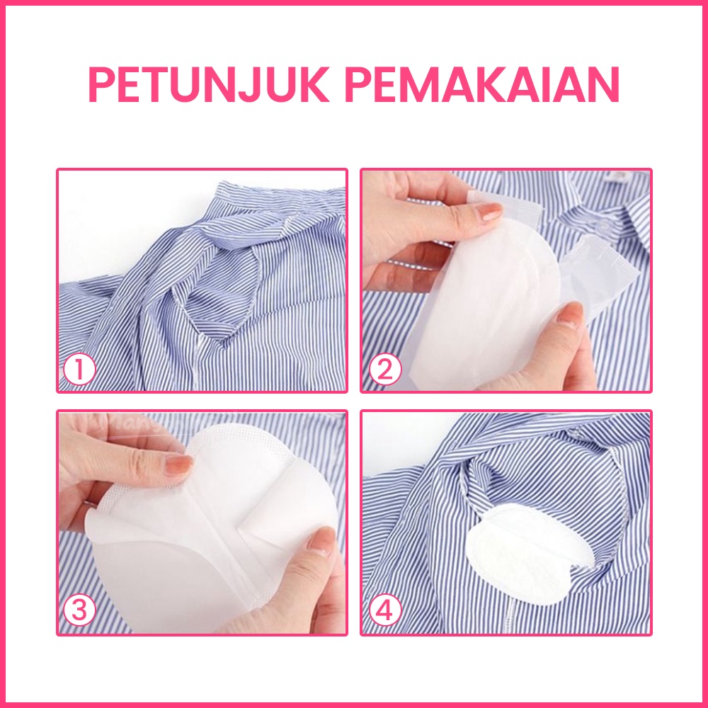 [Checkout Rp1000]Pembalut Ketiak - Deodorant Anti Bau - Anti Ketiak Basah / Armpit Pad anti burket serap keringat