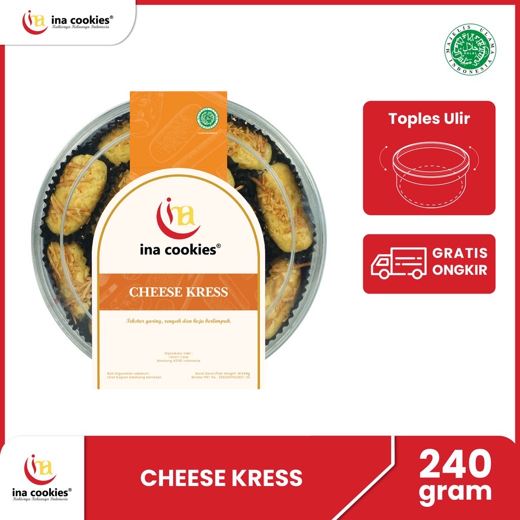 

Ina Cookies Reguler CHEESE KRESS