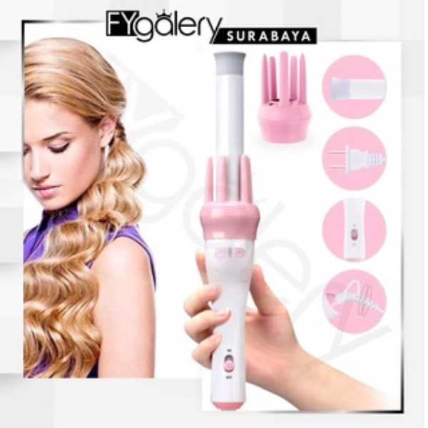 FYGALERYSURABAYA CT001 Catokan Rambut Keriting Otomatis High Quality Curly Hair Stylish Automatic