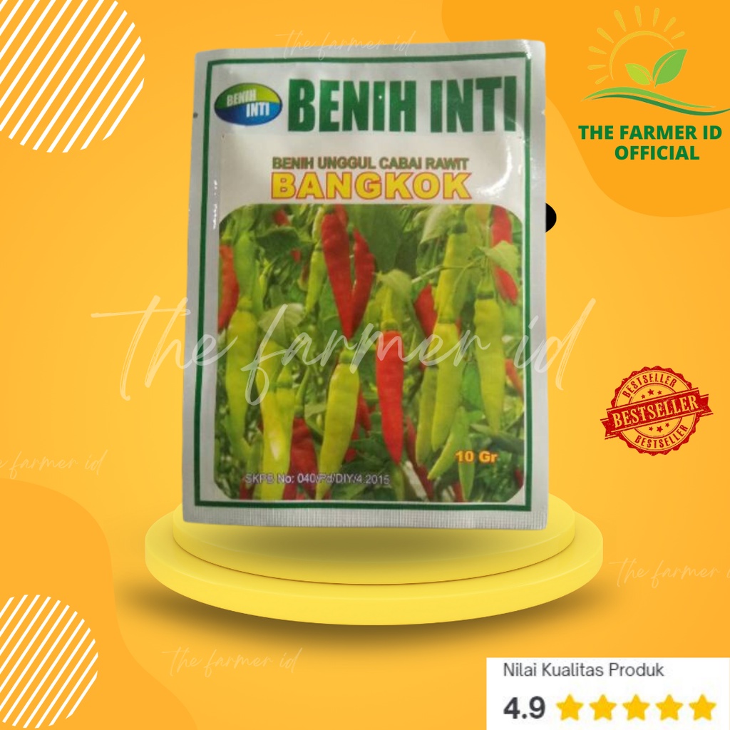 Cabe Rawit Bangkok Putih Super Pedas BENIH INTI 10 Gram