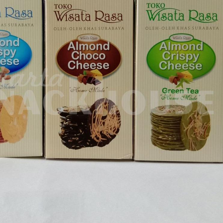 

Lebaran Sale✔️✔️ALMOND CRISPY CHEESE / CHOCO / GREEN TEA WISATA RASA SURABAYA