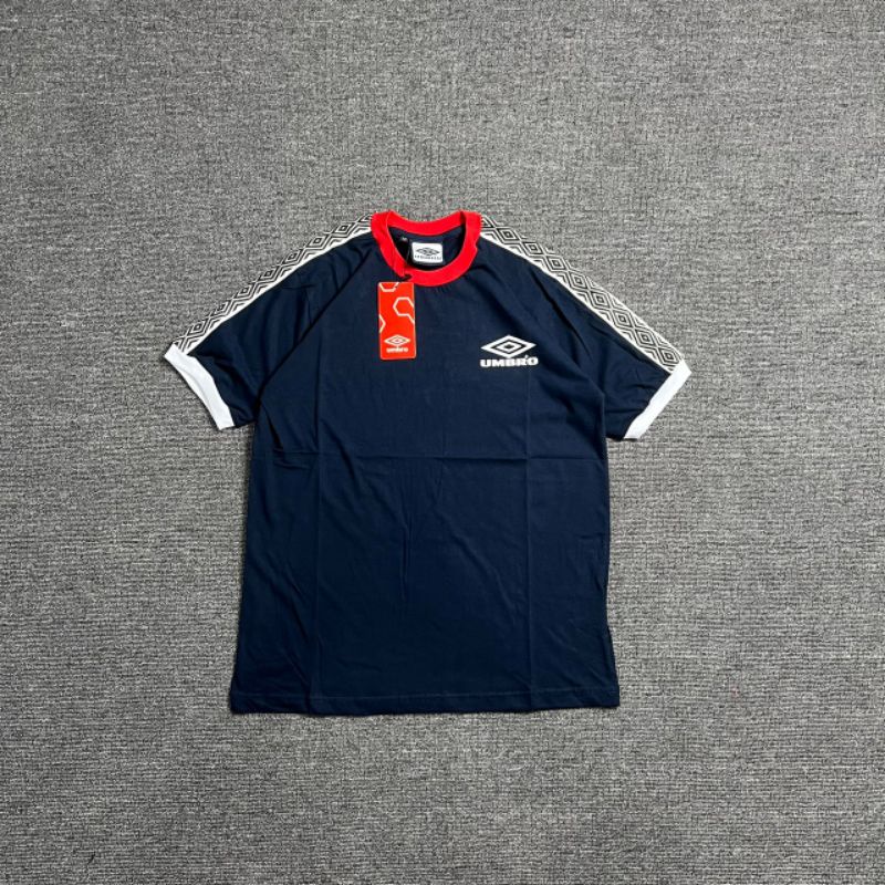 -FRMNSH- KAOS RINGER UMBRO NAVY NEW FULL TAG LABEL CASUAL HYPE