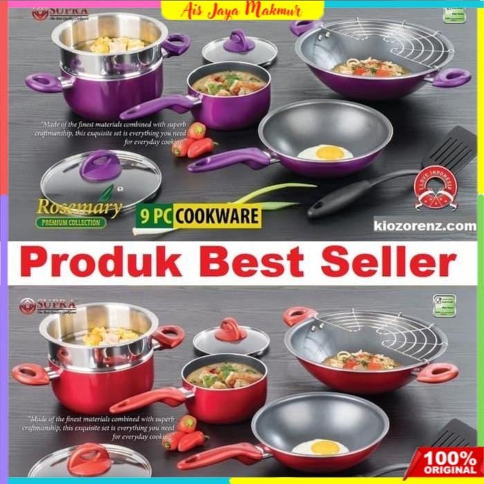 Panci Set Supra 9Pcs Rosemary Supra Set