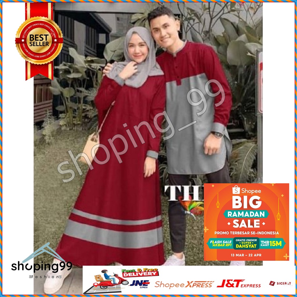 BAJU KONDANGAN PESTA CEWEK COWOK TERBARU 2021 CAUPLE COPLE COPEL KAPEL BATIK THIARA