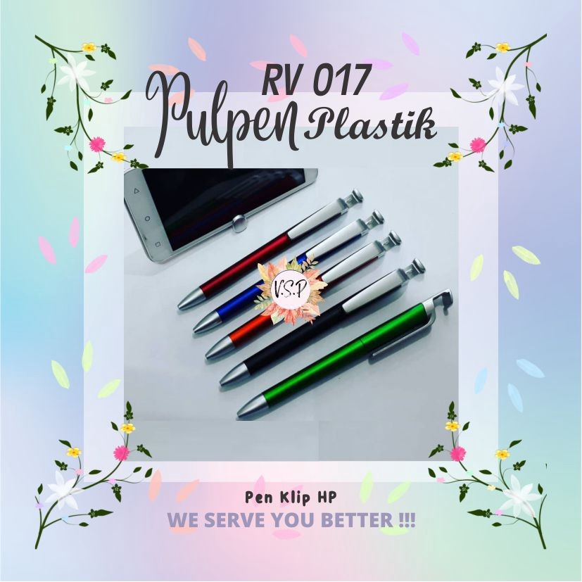 

Pulpen Plastik Klip HP RV 917 / Souvenir Wedding Seminar kit Murah