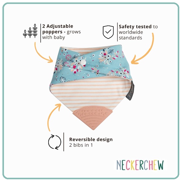 Cheeky Chompers Neckerchew | Celemek Gigitan Bayi