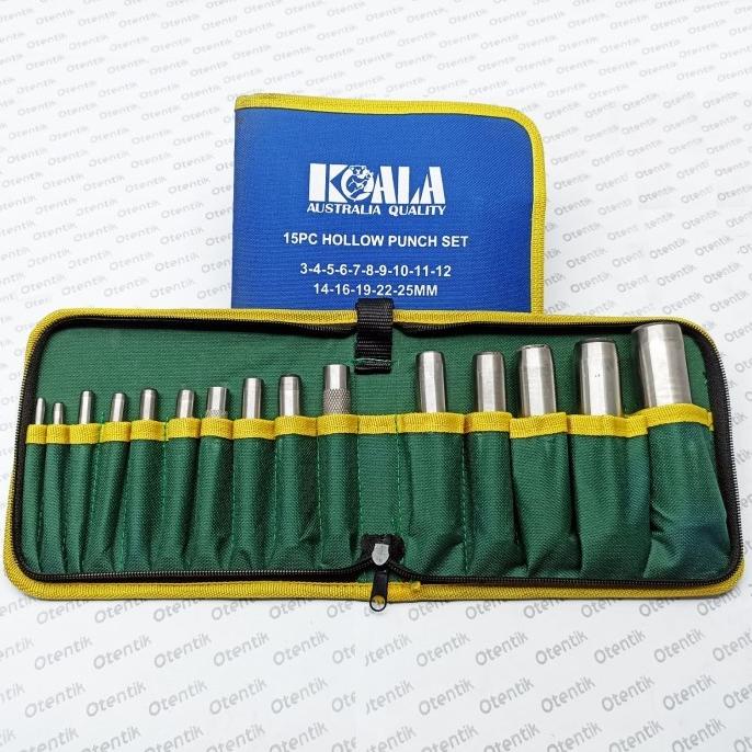 

PLONG PEMBOLONG GASKET KULIT SET 15PCS PELUBANG HOLLOW PUNCH 3MM-25MM