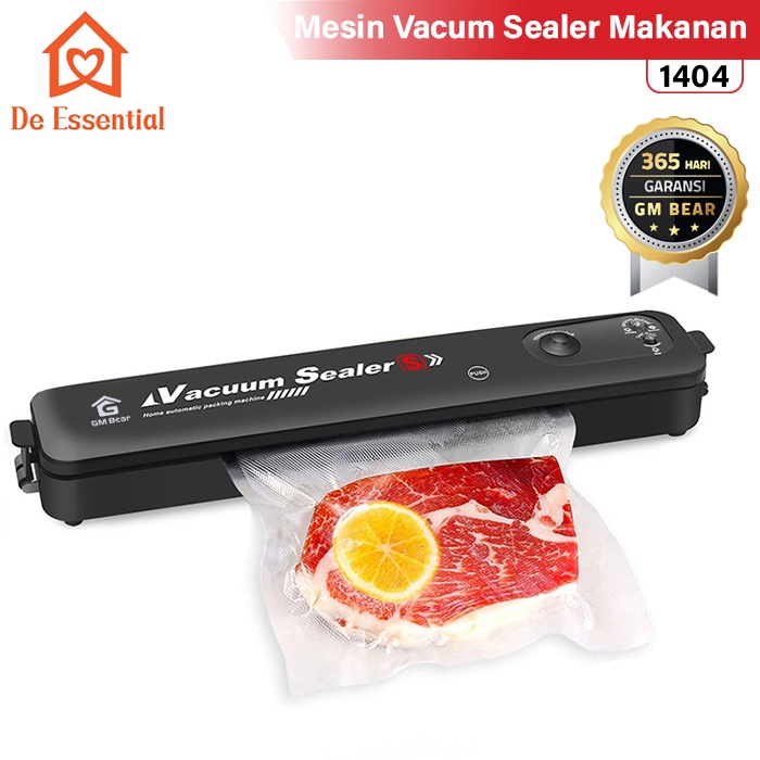 GM Bear 1404 Mesin Vacuum Vacum Vakum Sealer Makanan Portable - Electric Food Packing Machine