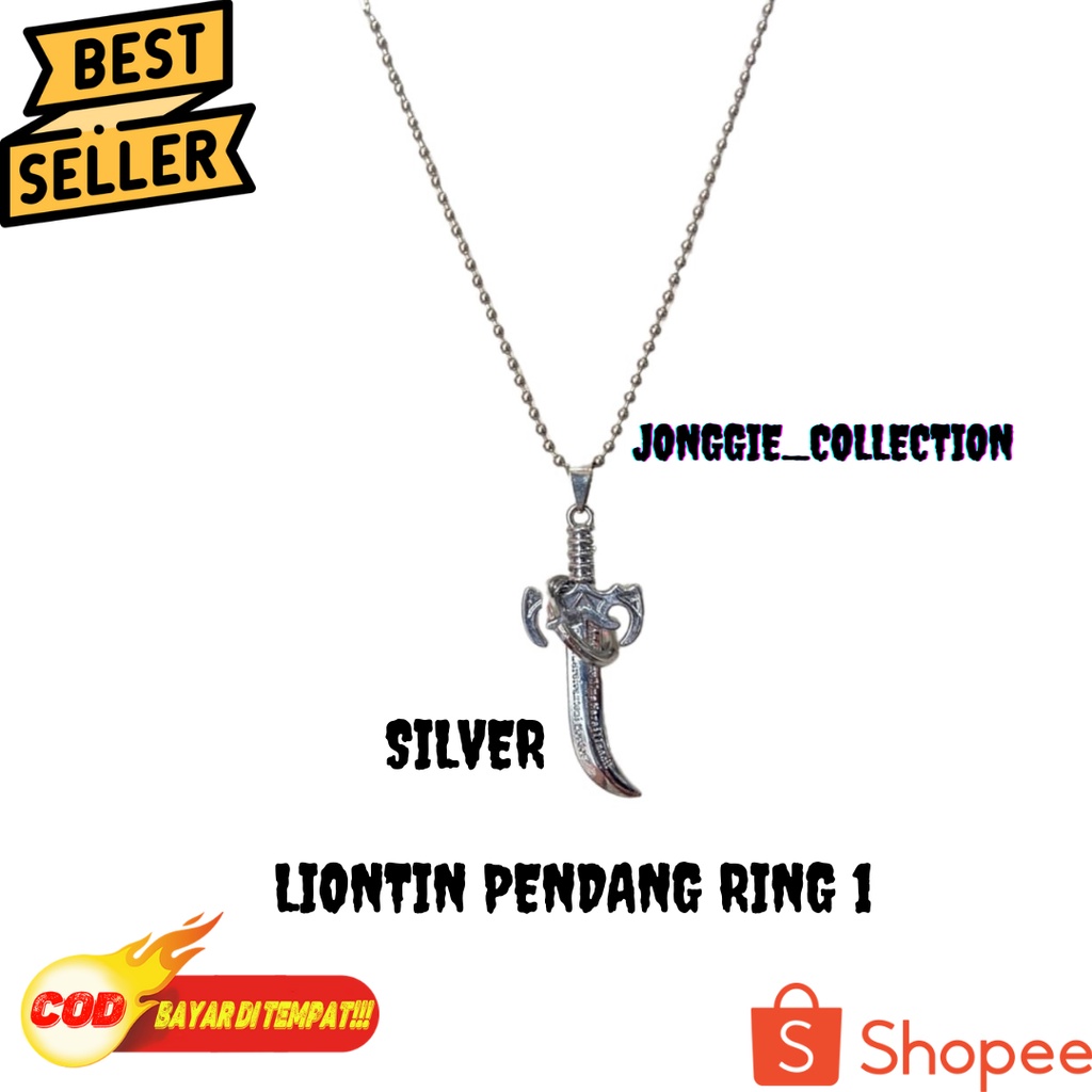 NEW Kalung biji lada Liontin Pendang Ring 1 Kalung Pria Termurah Bisa COD