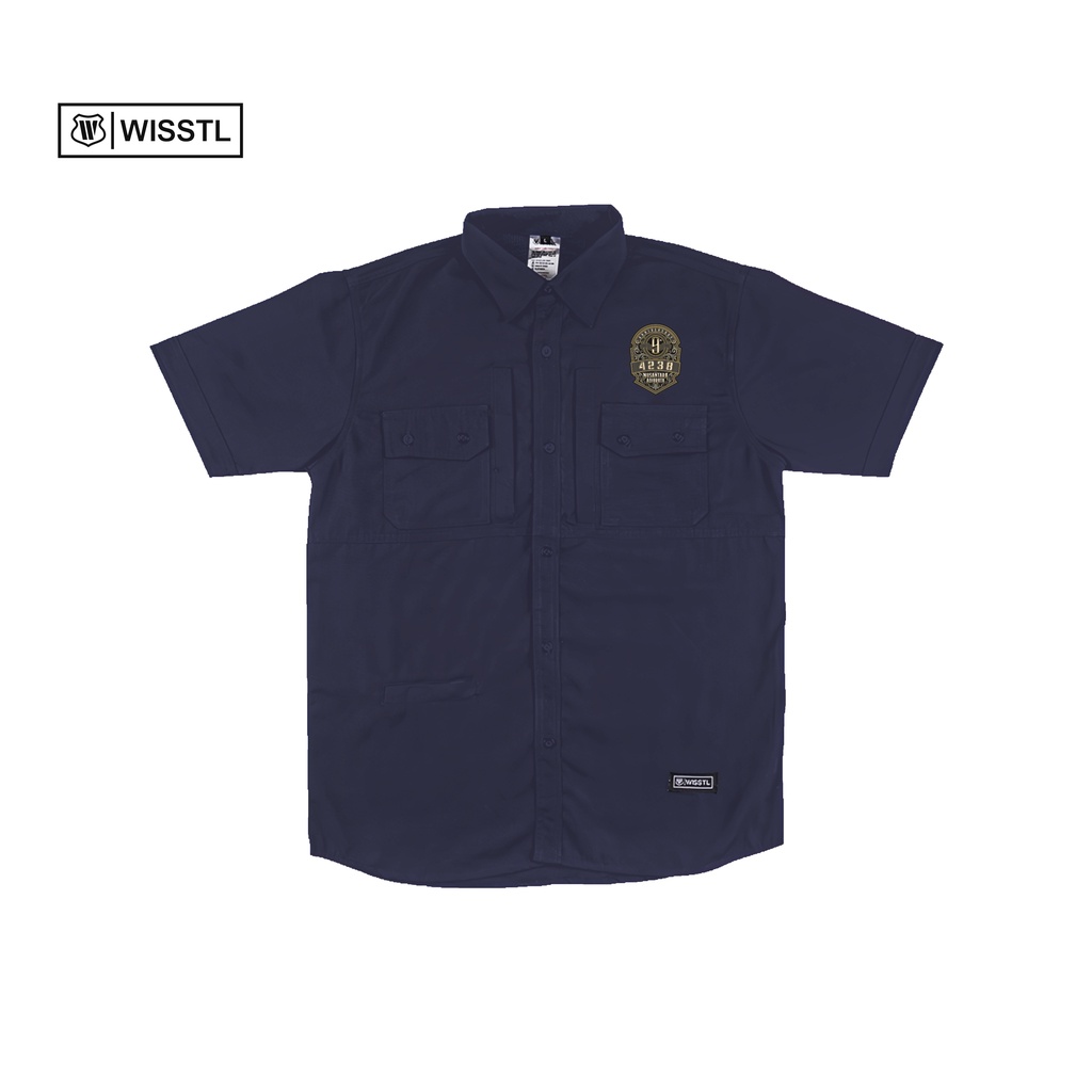 WISSTL TACTICAL SHIRT : 4238 NUSANTARA - ANNIV 9TH (NAVY)