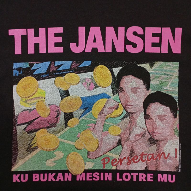 Tshirt THE JANSEN - KU BUKAN MESIN LOTREMU