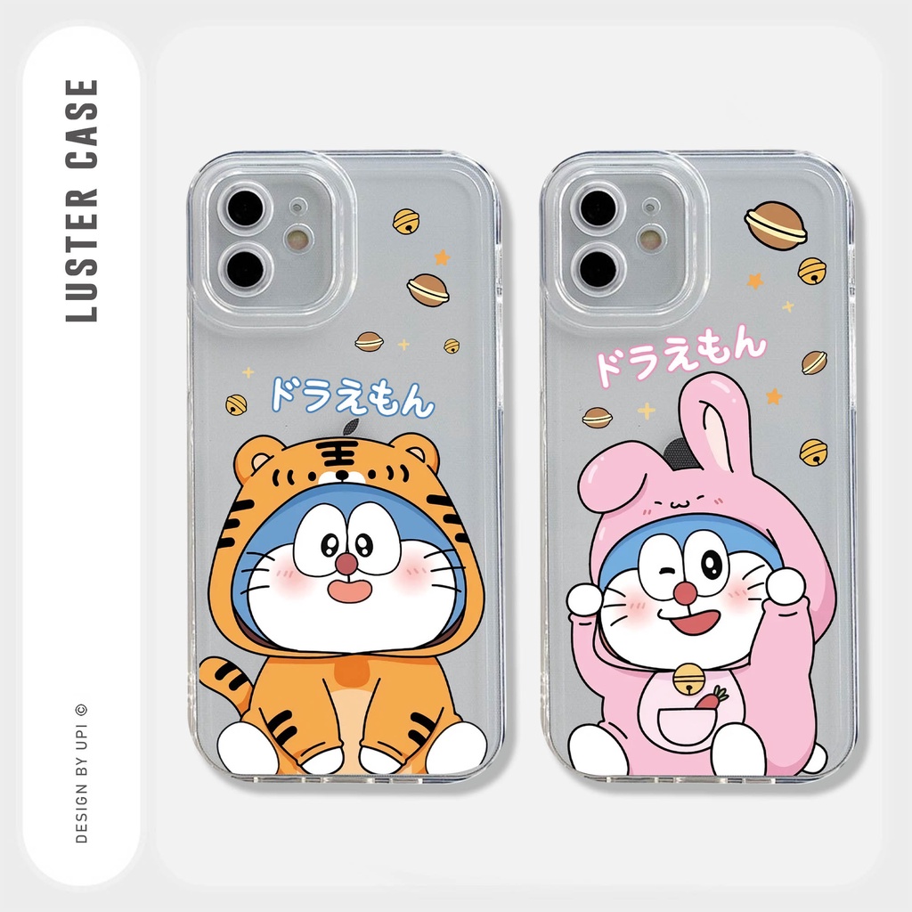 Case Samsung A33 A04 A04S A53  A13 4G A03 A03 CORE A03S A02 A52 A31 A12 M12 A11 M11 A20 A30 A10 A10S J2 PRIME A13 5G A20S  Luster Case [ Doraemon ] Casing Hp Aesthetic Kesing Hp Karakter Anime Cassing Hp Motif Lucu Clear Case Samsung Softcase Samsung