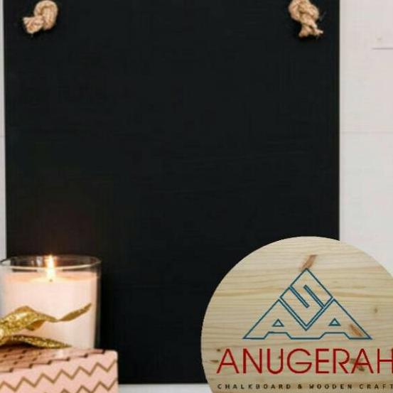 

☈ Chalkboard Frameless 40x60cm Papan tulis kapur blackboard ▼