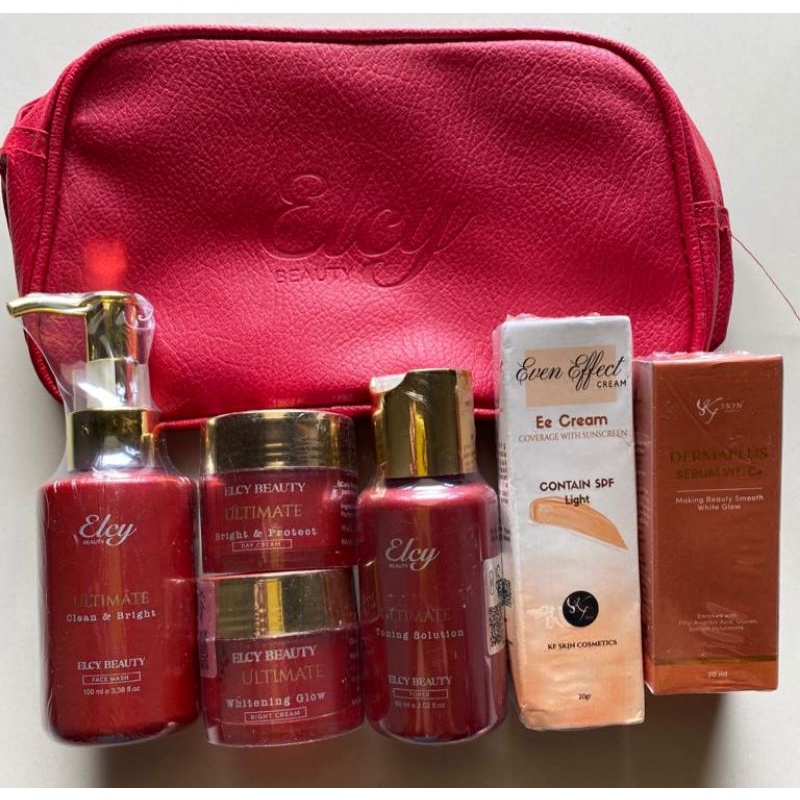 ELCY BEAUTY ORIGINAL LC BEAUTY PAKET GLOWING FLEX &amp; ANTI WAJAH MERAH